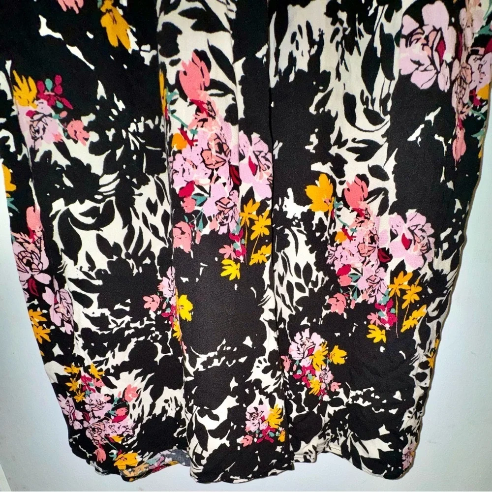 Free People Intimately Late Night Floral Wide Leg Sleep Pants - Picture 6 of 12